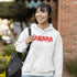 What’s more Canadian than a hoodie that literally spells out CANADA—but make it fashion with maple leaves cut out in the letters?
